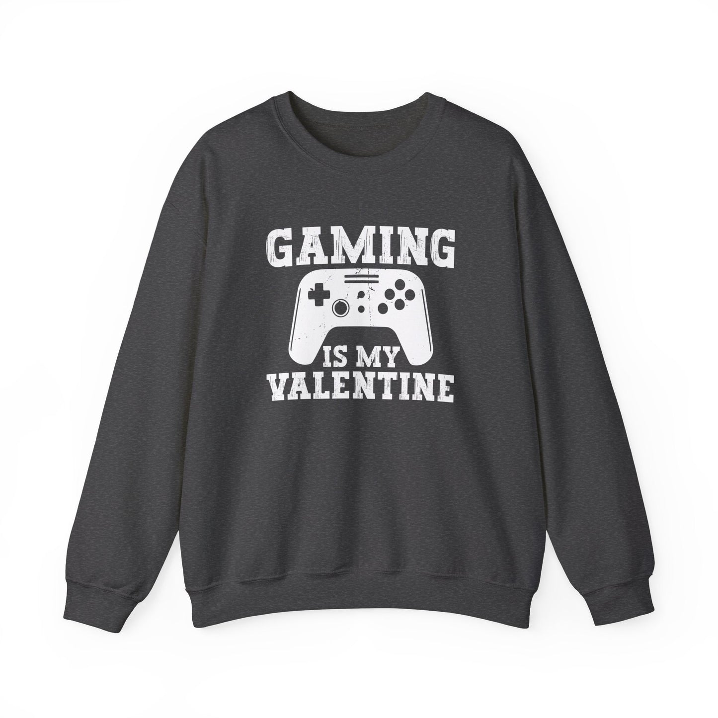 Gaming is my Valentine Sweatshirt, Funny Valentines Day Long Sleeves Shirt, Valentines Day Gift for Her, Valentines Day Gift for Boyfriend