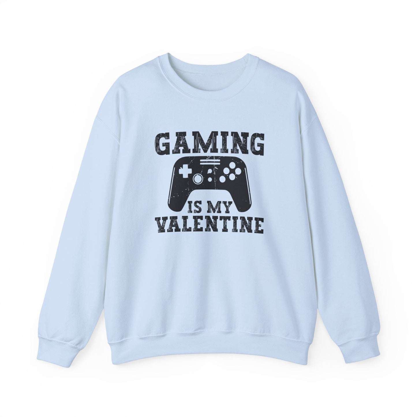 Gaming is my Valentine Sweatshirt, Funny Valentines Day Long Sleeves Shirt, Valentines Day Gift for Her, Valentines Day Gift for Boyfriend