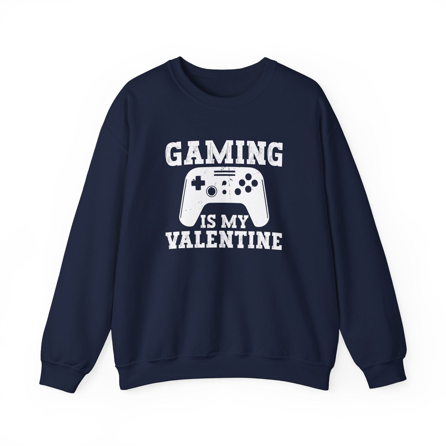 Gaming is my Valentine Sweatshirt, Funny Valentines Day Long Sleeves Shirt, Valentines Day Gift for Her, Valentines Day Gift for Boyfriend