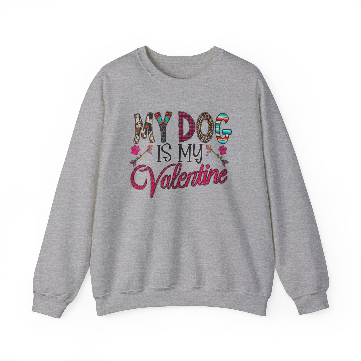 Mon chien est mon sweat-shirt mignon de la Saint-Valentin, chemise à manches longues de la Saint-Valentin, chemise pour amoureux des chiens pour cadeau de la Saint-Valentin, chemise de la Saint-Valentin My Dog