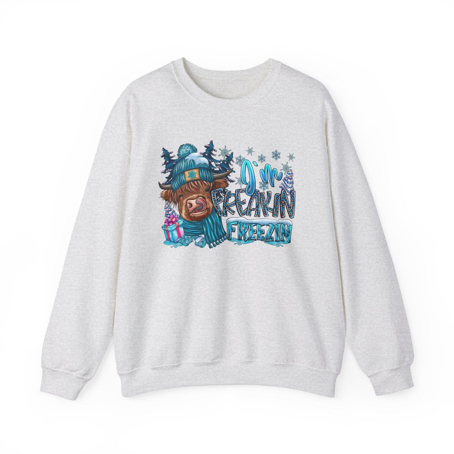 Sweat-shirt d'hiver mignon « Je gèle », sweat-shirt « C'est la saison des gelées », chemises de Noël assorties, chemises de Noël cadeaux, chemise d'hiver de Noël