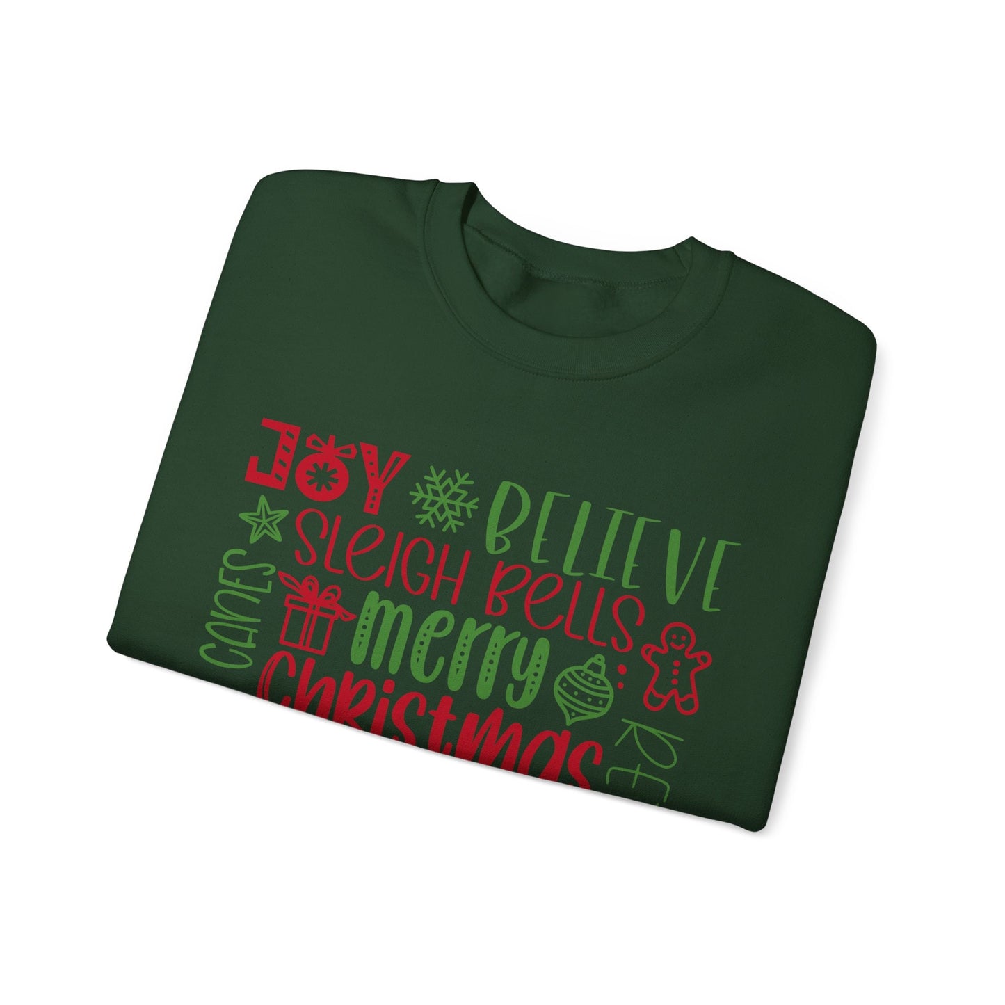 Merry Christmas Sweatshirt, Holidays Sweatshirt, Christmas Shirt, Jingle Bells Christmas Holidays Gift Shirt, Family Gift Sweatshirt