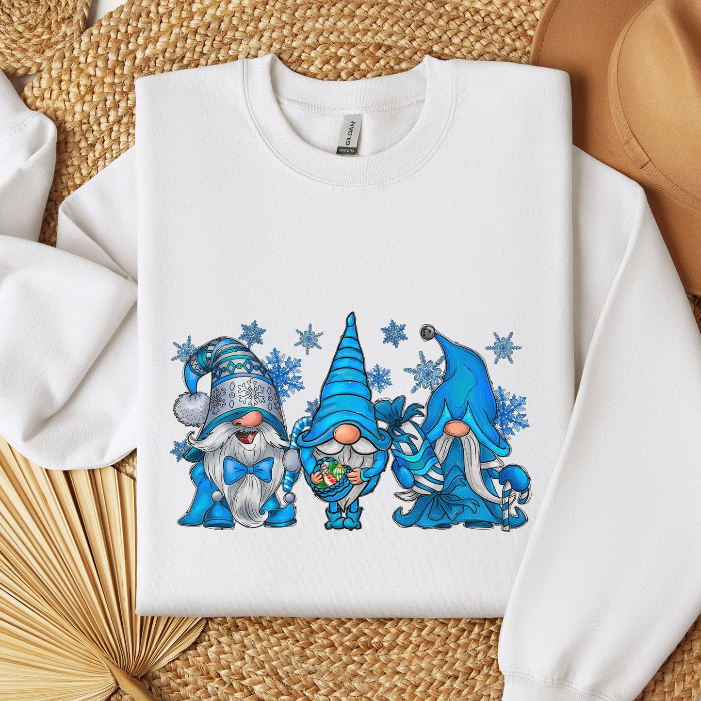 Winter Gnomes Christmas Sweatshirt, Christmas Gnomes Shirt, Holidays Cute Elfs Gift Sweatshirt, Xmas Unisex Gift Sweatshirt, Gift for Her