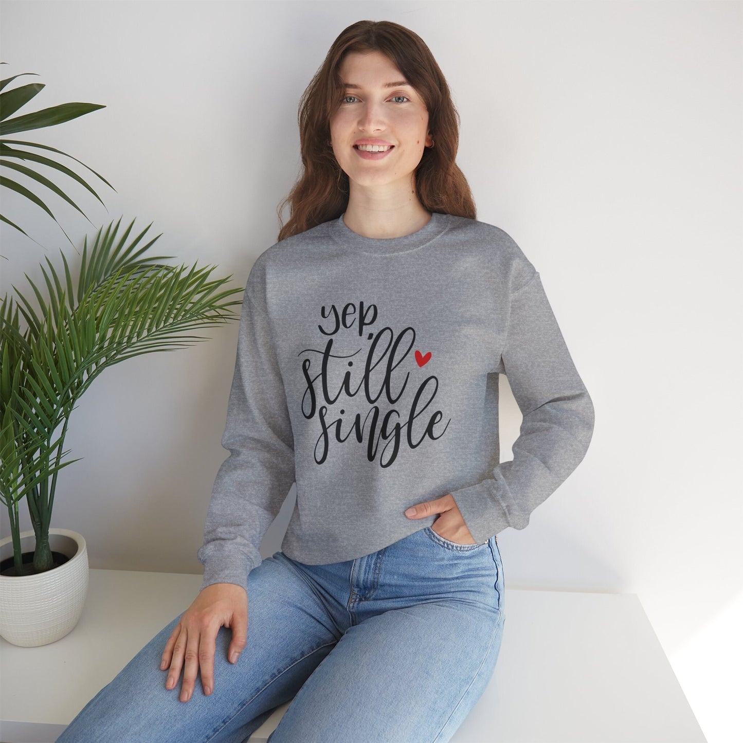 Sweat-shirt drôle de Saint-Valentin toujours célibataire, chemise de Saint-Valentin, chemise à manches longues, chemise anti-Saint-Valentin, cadeau pour elle, cadeau pour lui