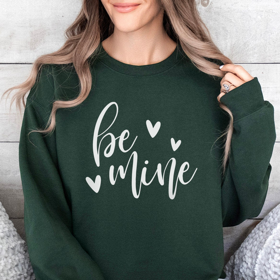 Be Mine Valentine Sweatshirt, Valentines Day Long Sleeves Love Shirt, Love Shirt with Heart for Valentines Day, Gift for Her, Gift for Him