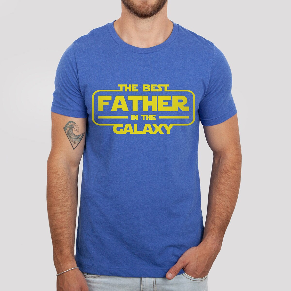 T-shirt Le meilleur père de la galaxie, T-shirt pour papa, T-shirt cadeau pour papa, T-shirt cadeau pour la fête des pères, T-shirt pour papas, T-shirt meilleur père