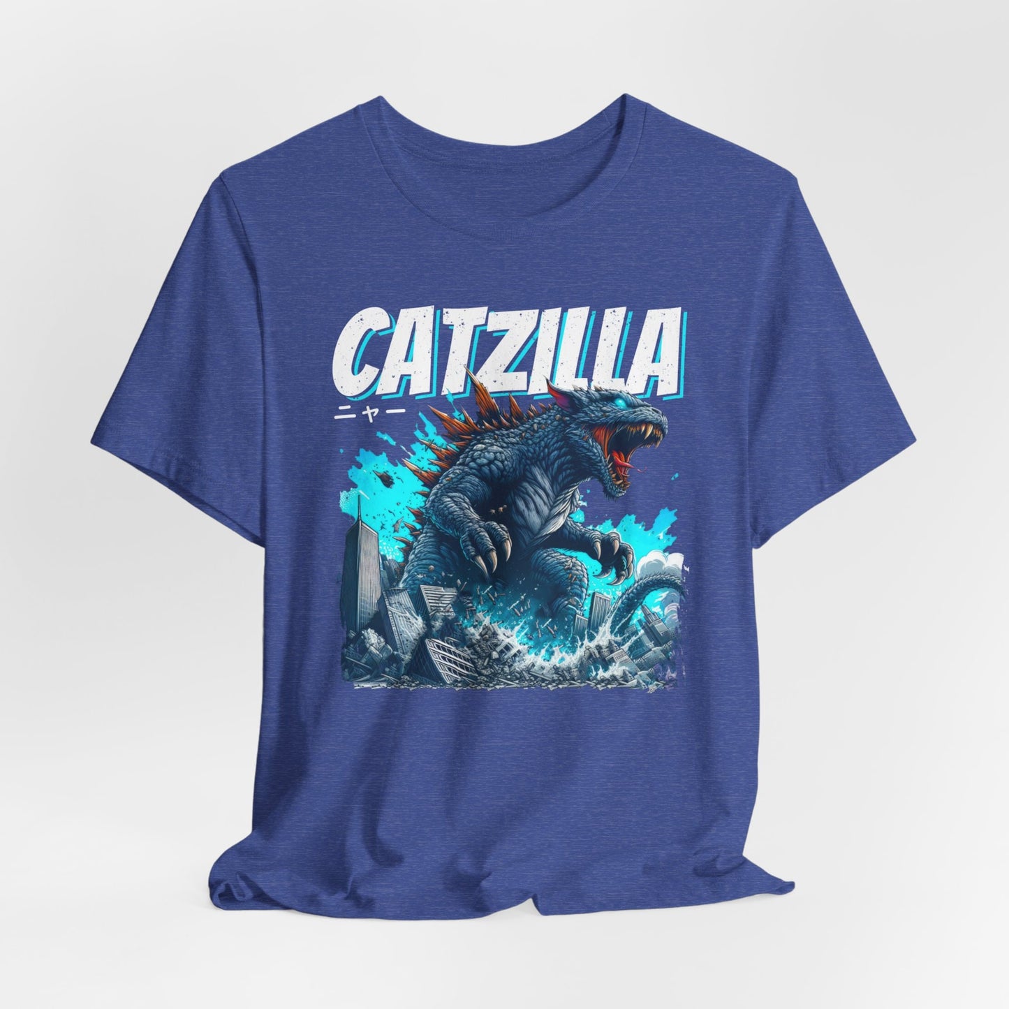 Catzilla Funny Cat Shirt, Cat Owner Outfit, Pet Lover Tee Shirt, Cat Monster T-Shirt, Cat Fun T Shirt, Funny Top Tee Shirt, Cat Lovers Shirt