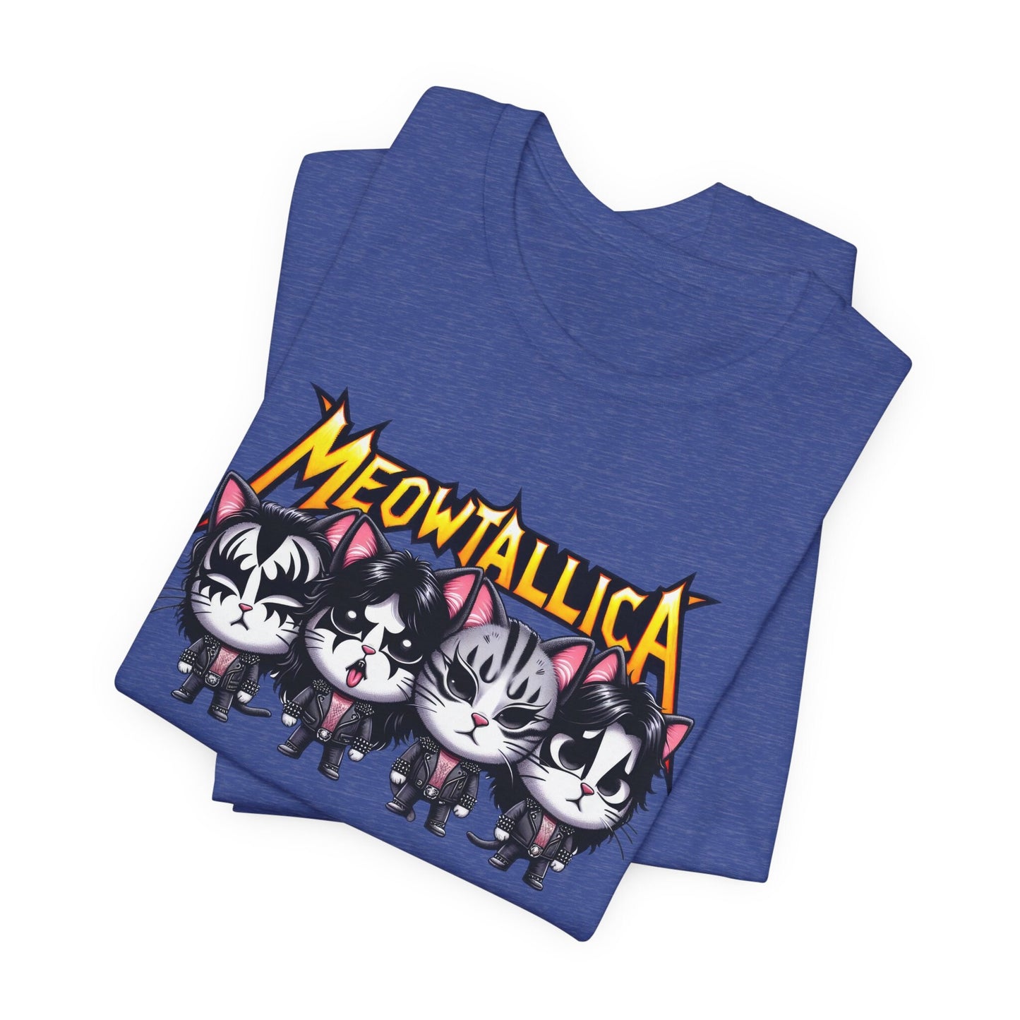 Meowtallica Cats T-shirt, Funny Cat T-shirt, Rocker Cats Tee, Cat Lover Gift Shirt, Funny Metallica Parody Shirt, Cat Owner Gift T-shirt