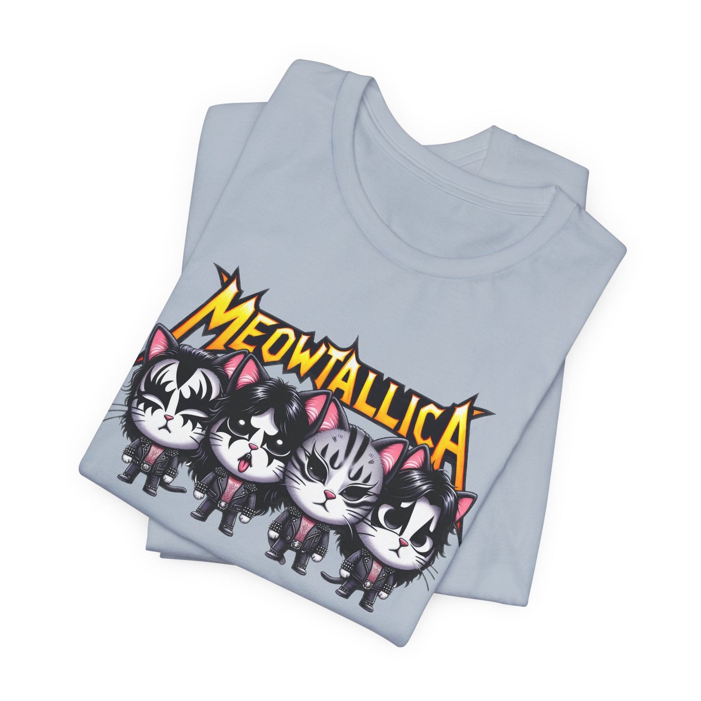 Meowtallica Cats T-shirt, Funny Cat T-shirt, Rocker Cats Tee, Cat Lover Gift Shirt, Funny Metallica Parody Shirt, Cat Owner Gift T-shirt