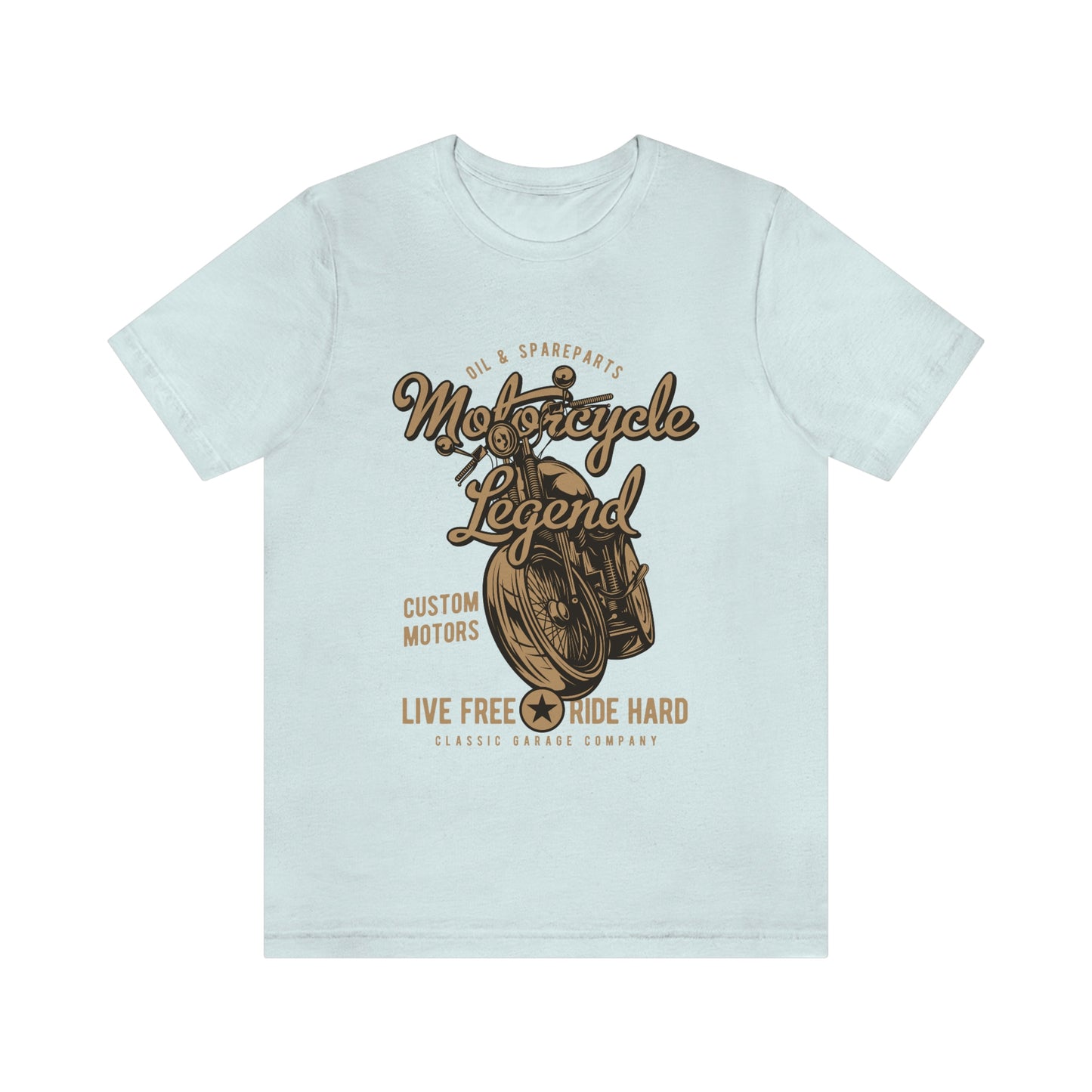 Live Free Ride Hard Motorcycle T-shirt