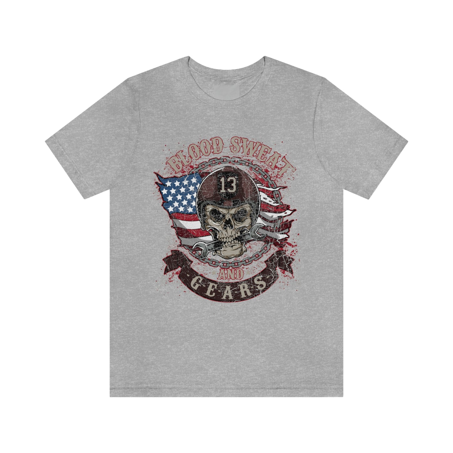 Blood Sweat and Gear Motorcycle T-shirt