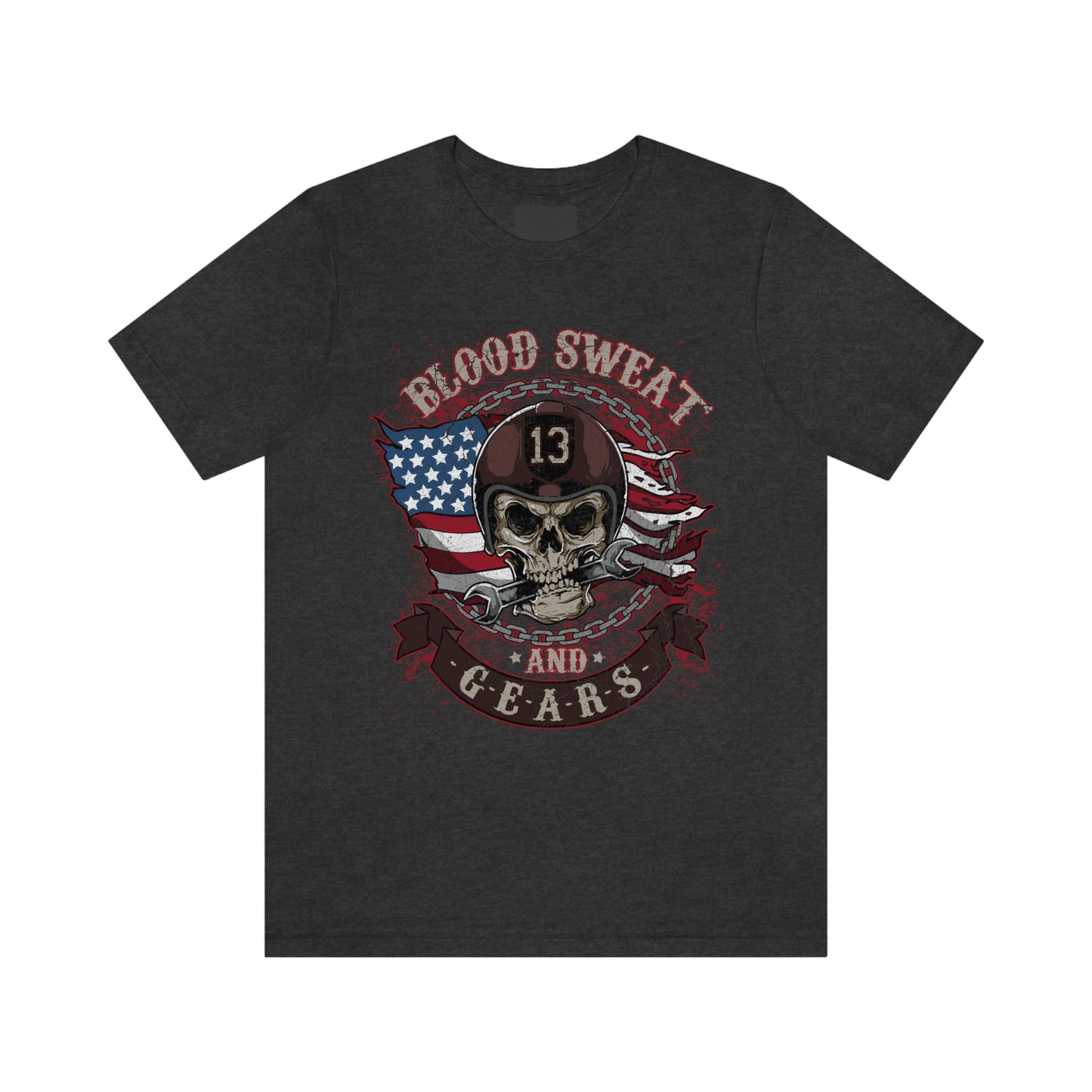 Blood Sweat and Gear Motorcycle T-shirt