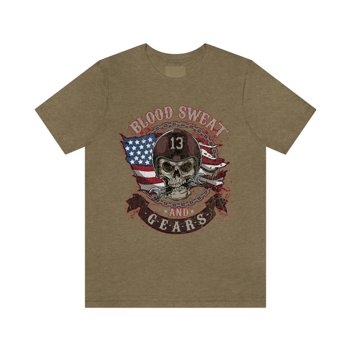 Blood Sweat and Gear Motorcycle T-shirt