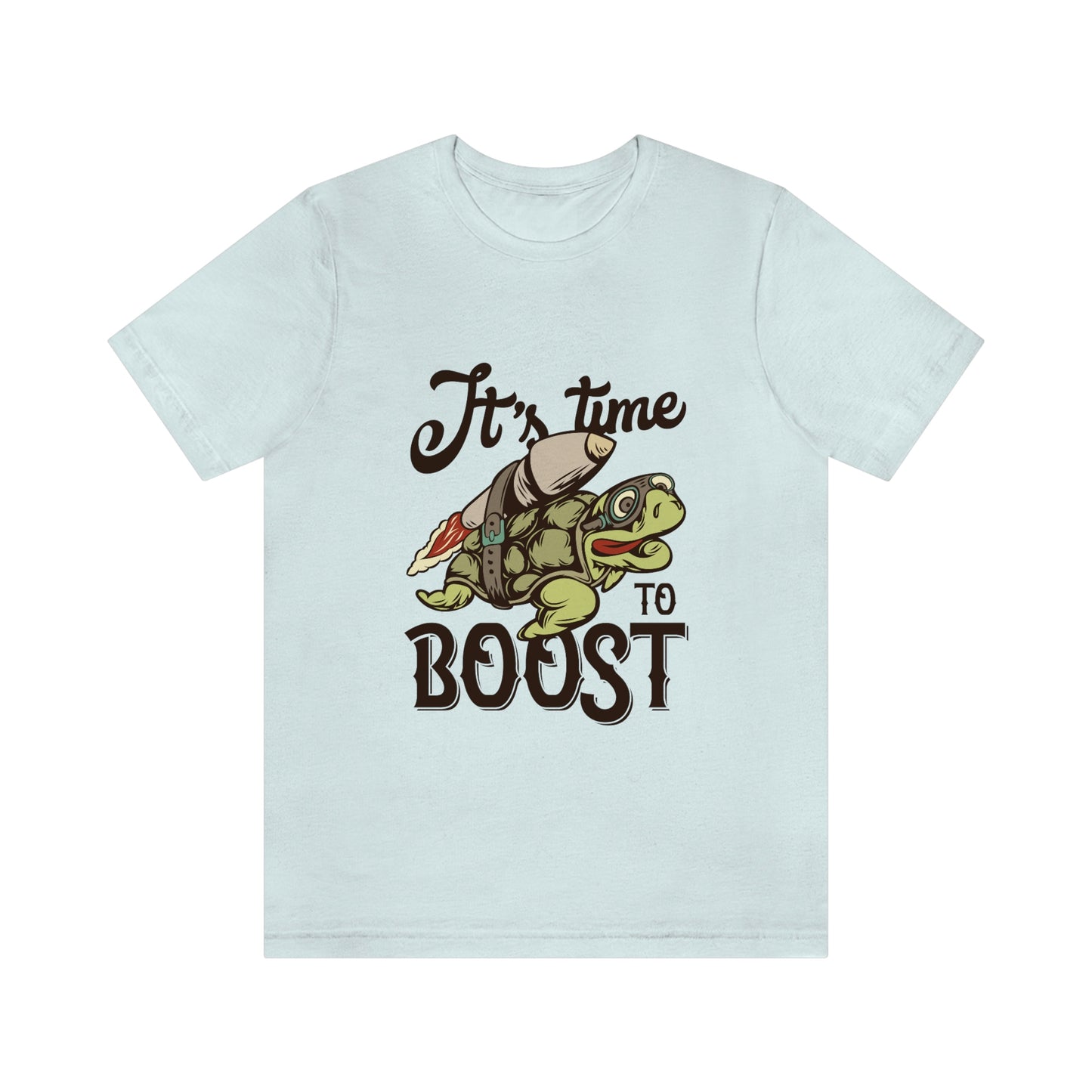 Il est temps de booster le t-shirt drôle de tortue