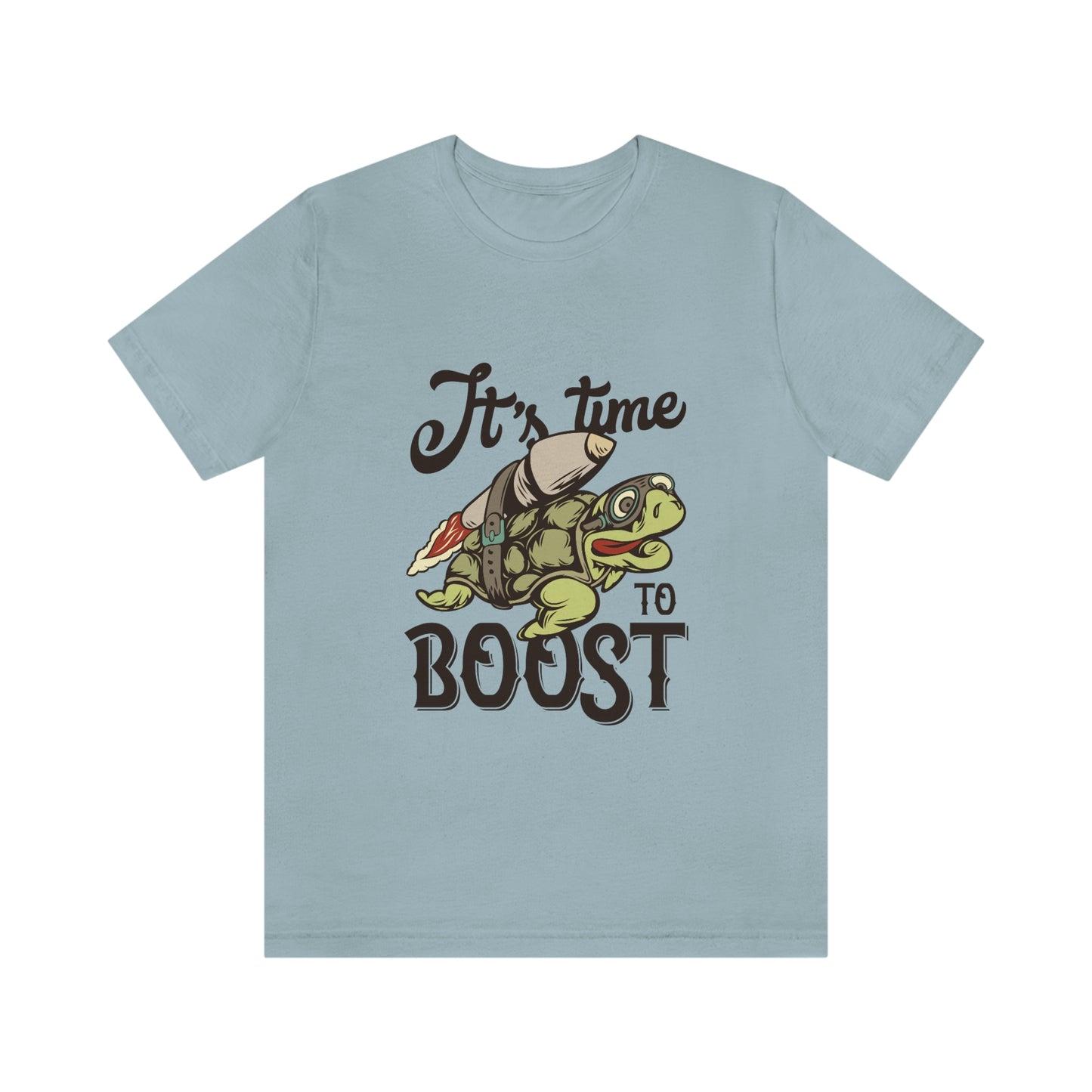 Il est temps de booster le t-shirt drôle de tortue