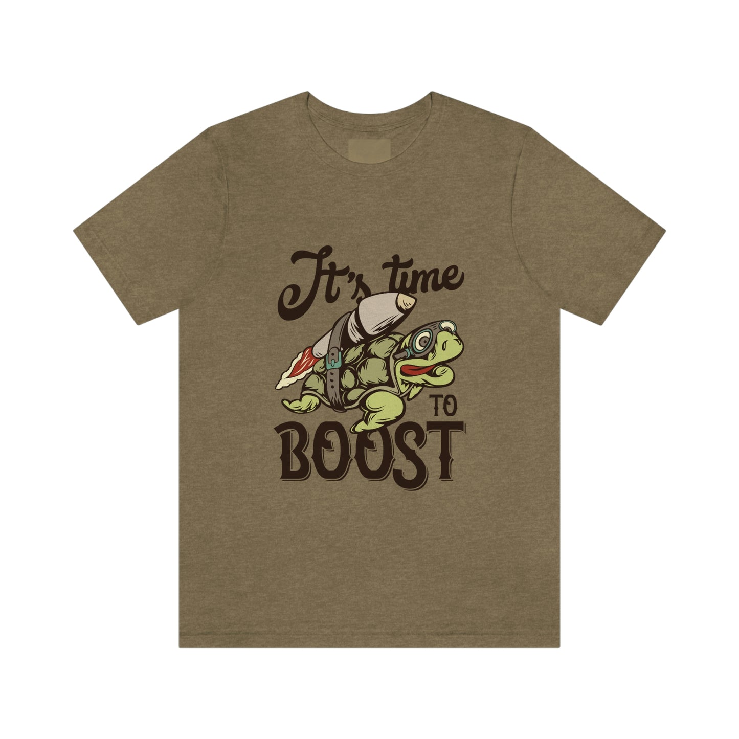 It's Time to Boost Funny Turtle T-Shirt