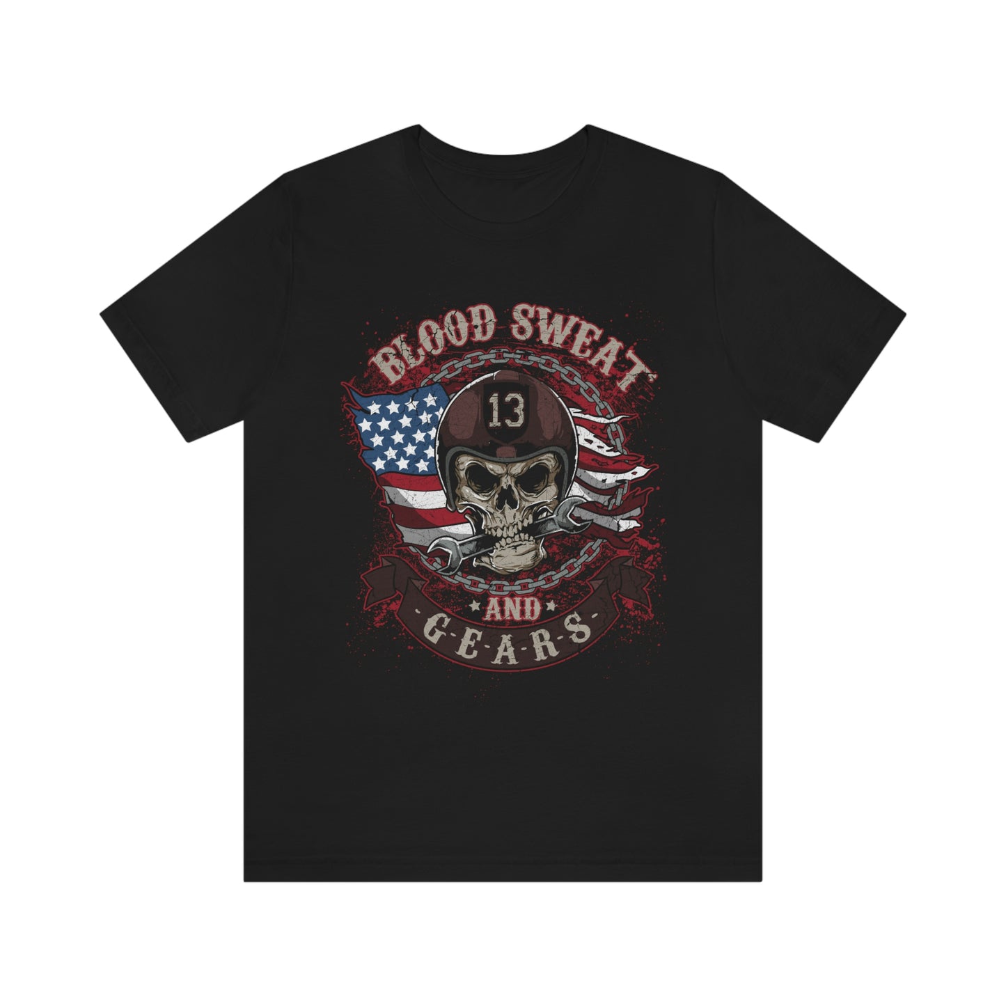 Blood Sweat and Gear Motorcycle T-shirt