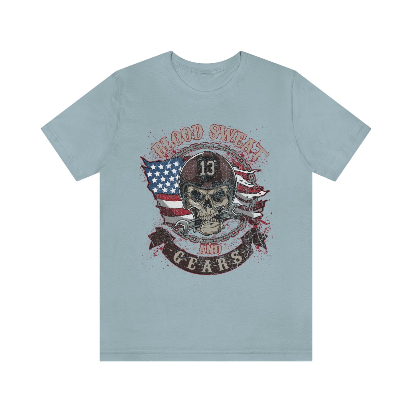 Blood Sweat and Gear Motorcycle T-shirt