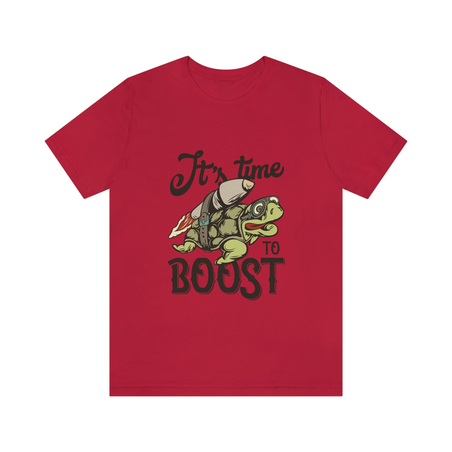 Il est temps de booster le t-shirt drôle de tortue