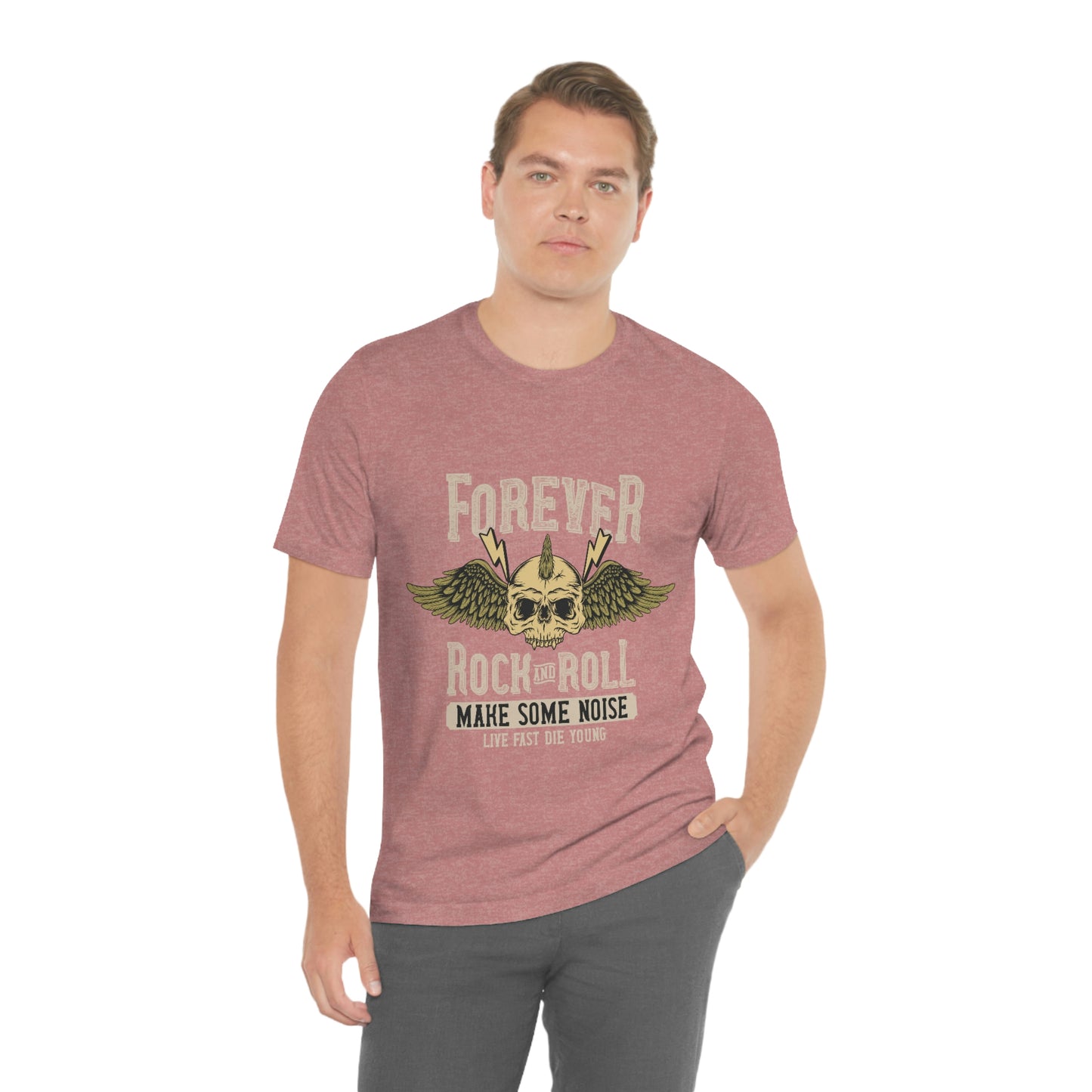 T-shirt de musique rock and roll pour toujours