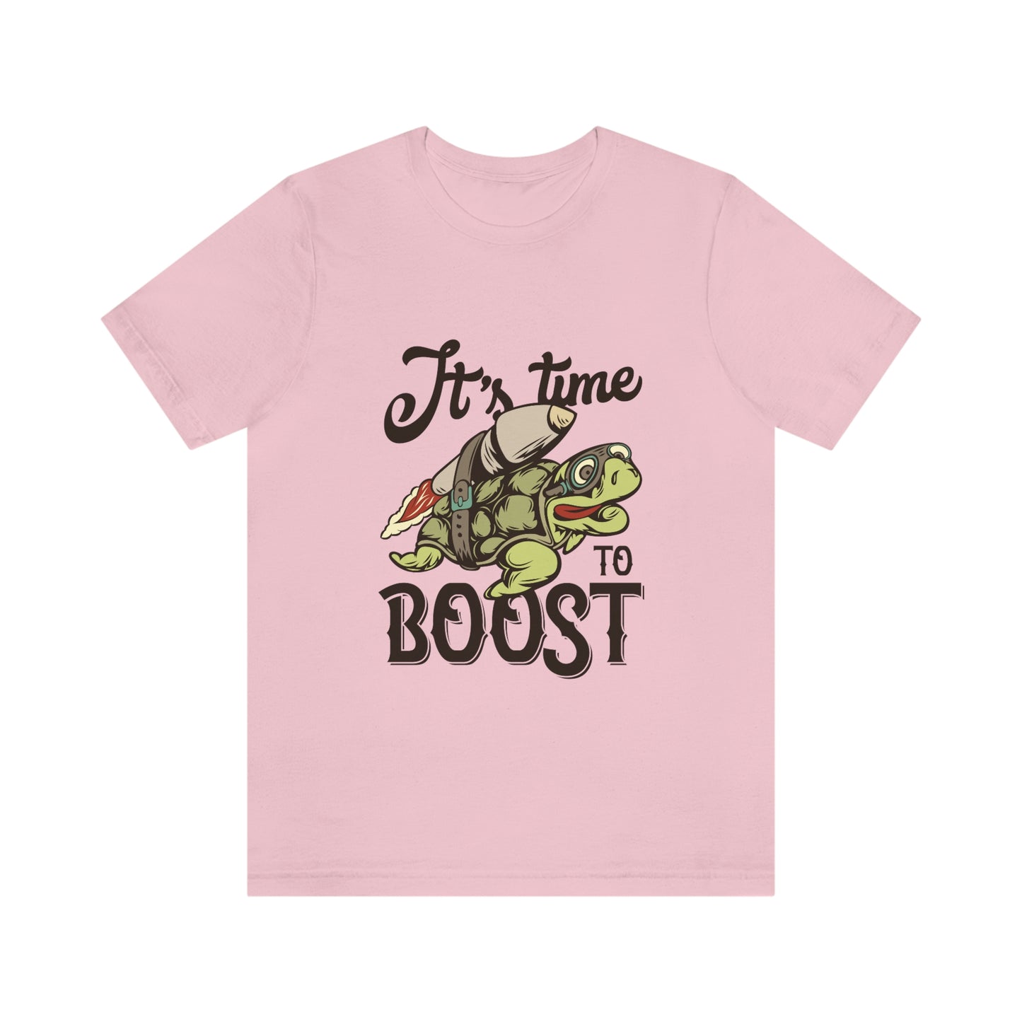 Il est temps de booster le t-shirt drôle de tortue