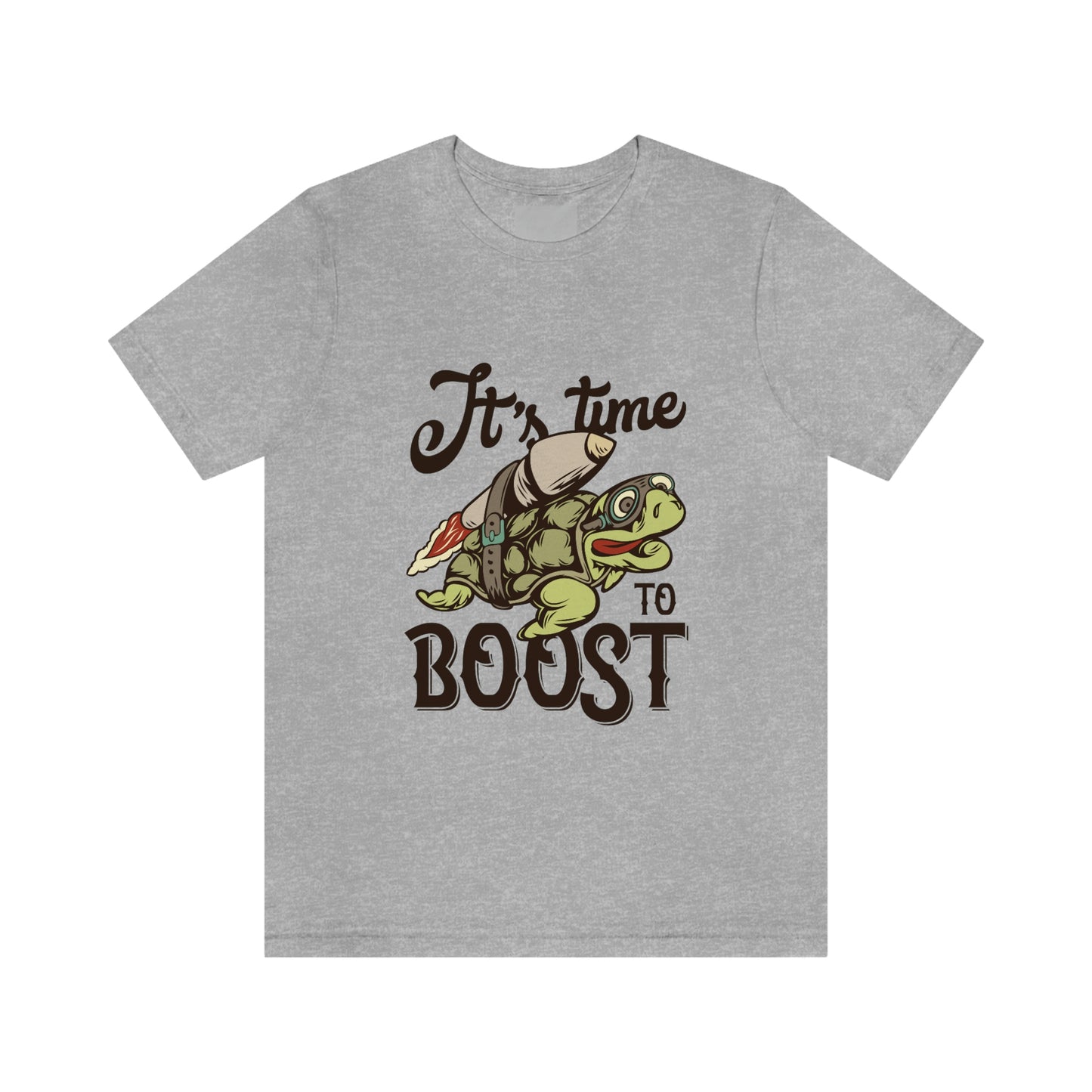 Il est temps de booster le t-shirt drôle de tortue