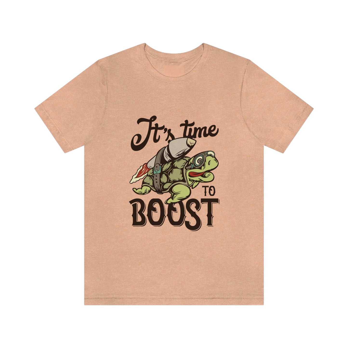 Il est temps de booster le t-shirt drôle de tortue