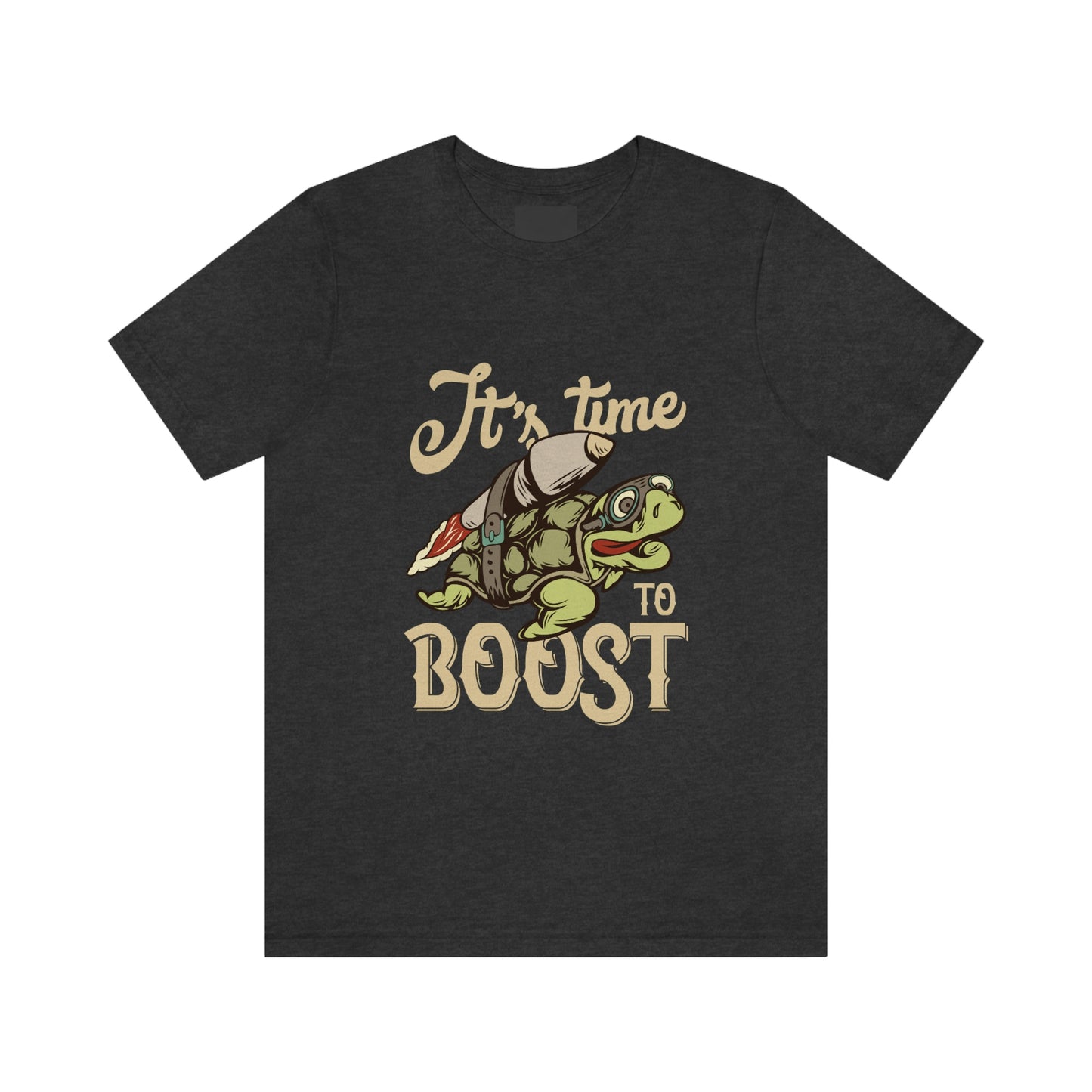 Il est temps de booster le t-shirt drôle de tortue