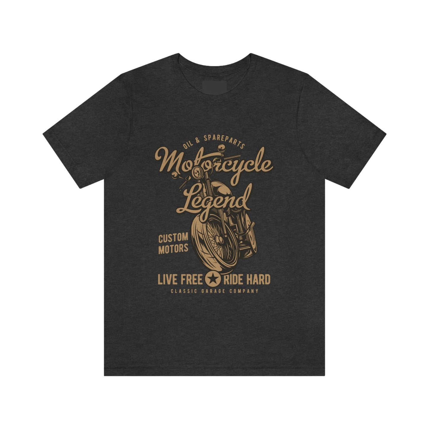 Live Free Ride Hard Motorcycle T-shirt