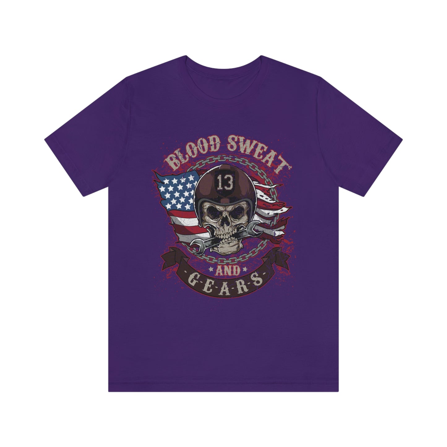 Blood Sweat and Gear Motorcycle T-shirt