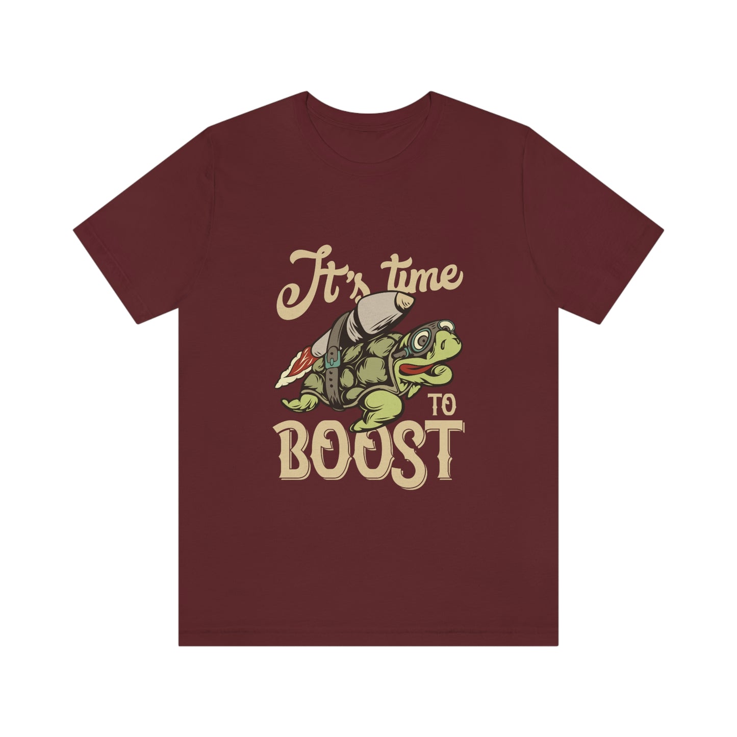 Il est temps de booster le t-shirt drôle de tortue