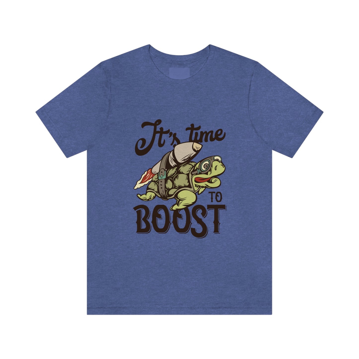 Il est temps de booster le t-shirt drôle de tortue