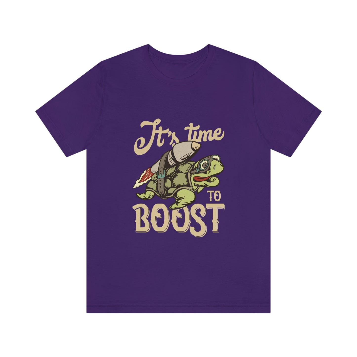 Il est temps de booster le t-shirt drôle de tortue