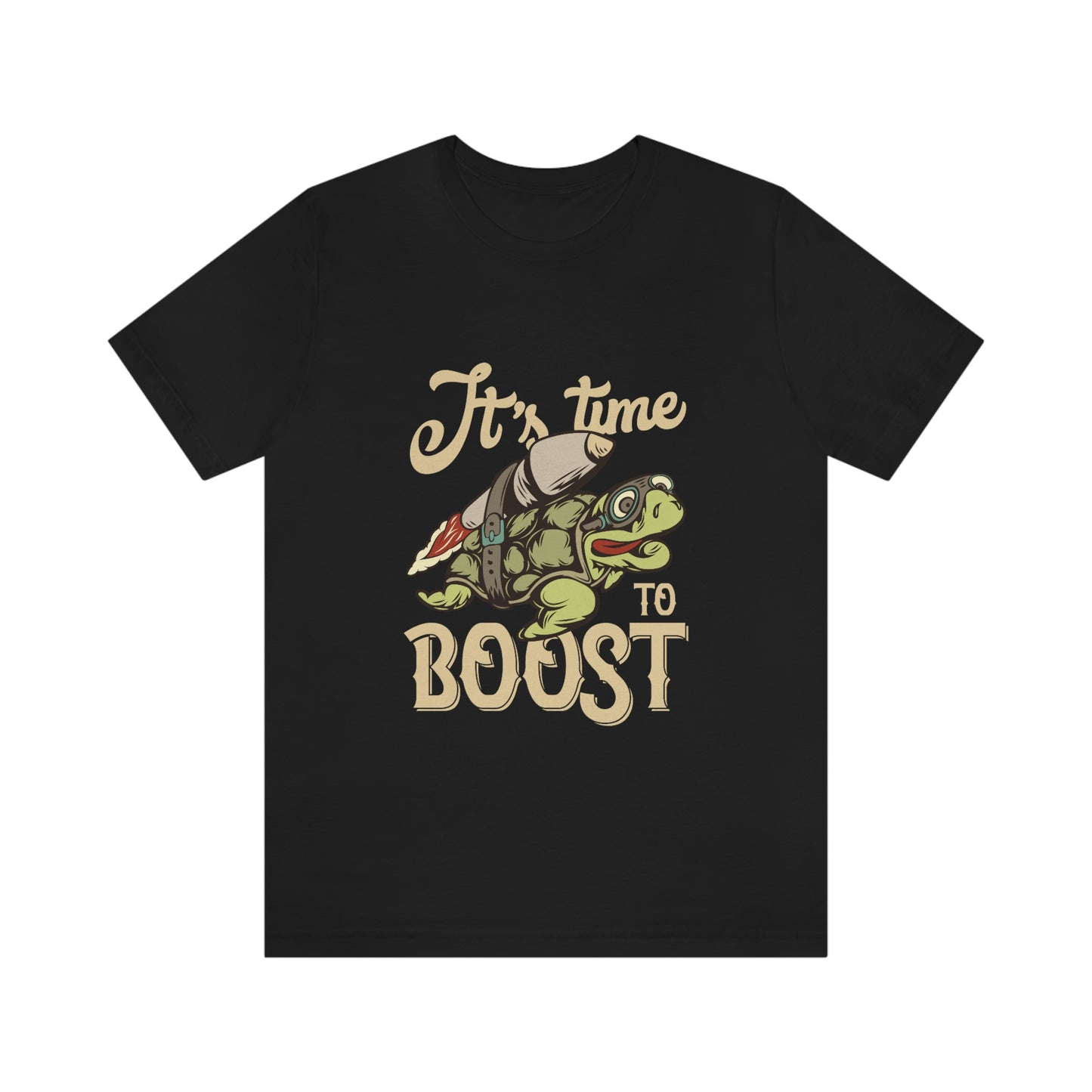 Il est temps de booster le t-shirt drôle de tortue