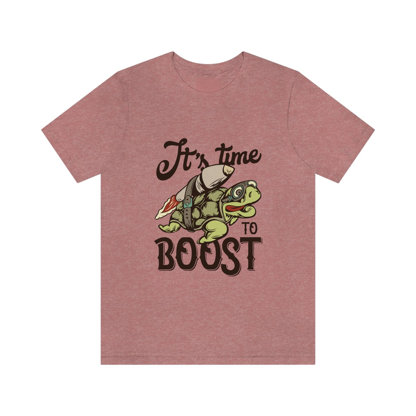 Il est temps de booster le t-shirt drôle de tortue